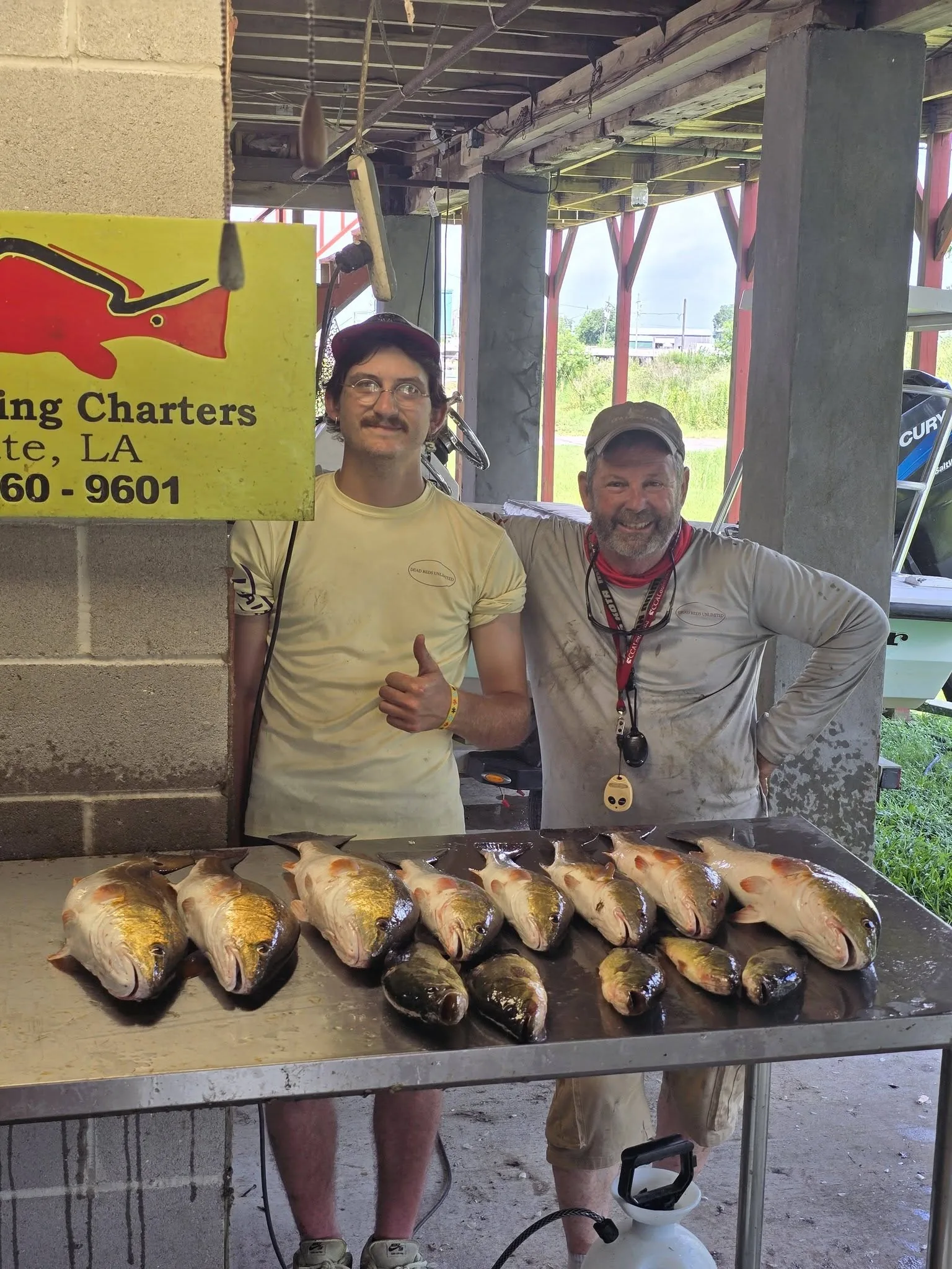 Successful catch displayed after a charter